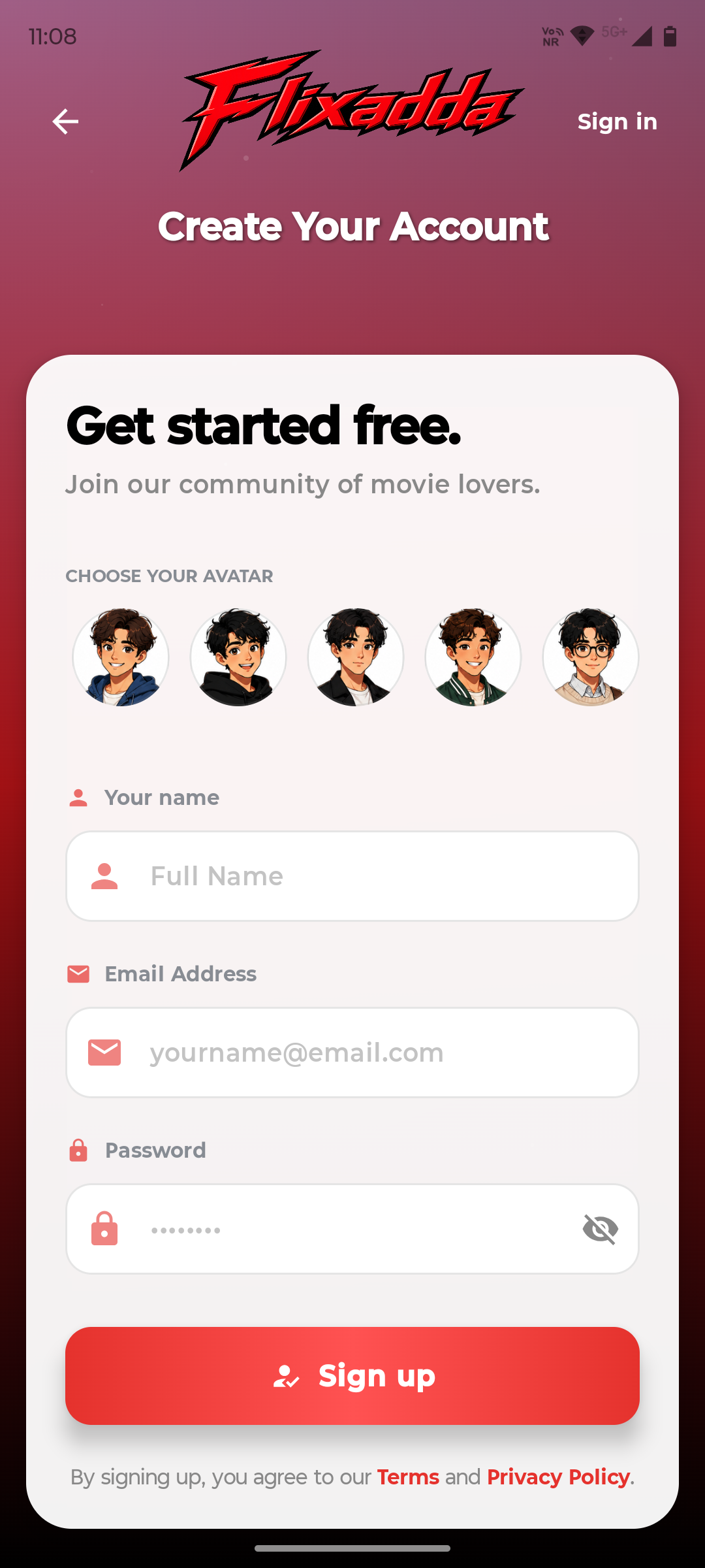 FlixAdda Pro Android App Screenshot 2