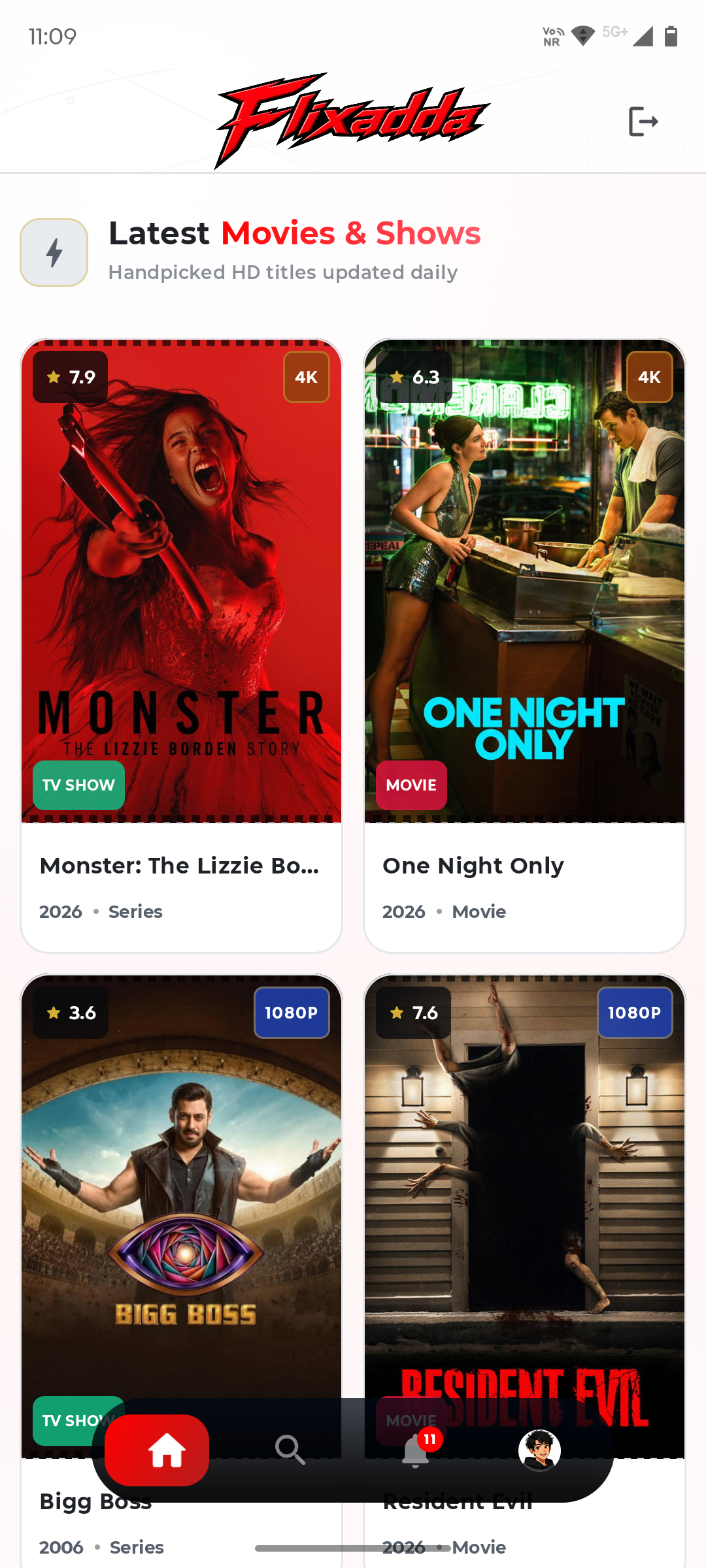 FlixAdda Pro Android App Screenshot 3