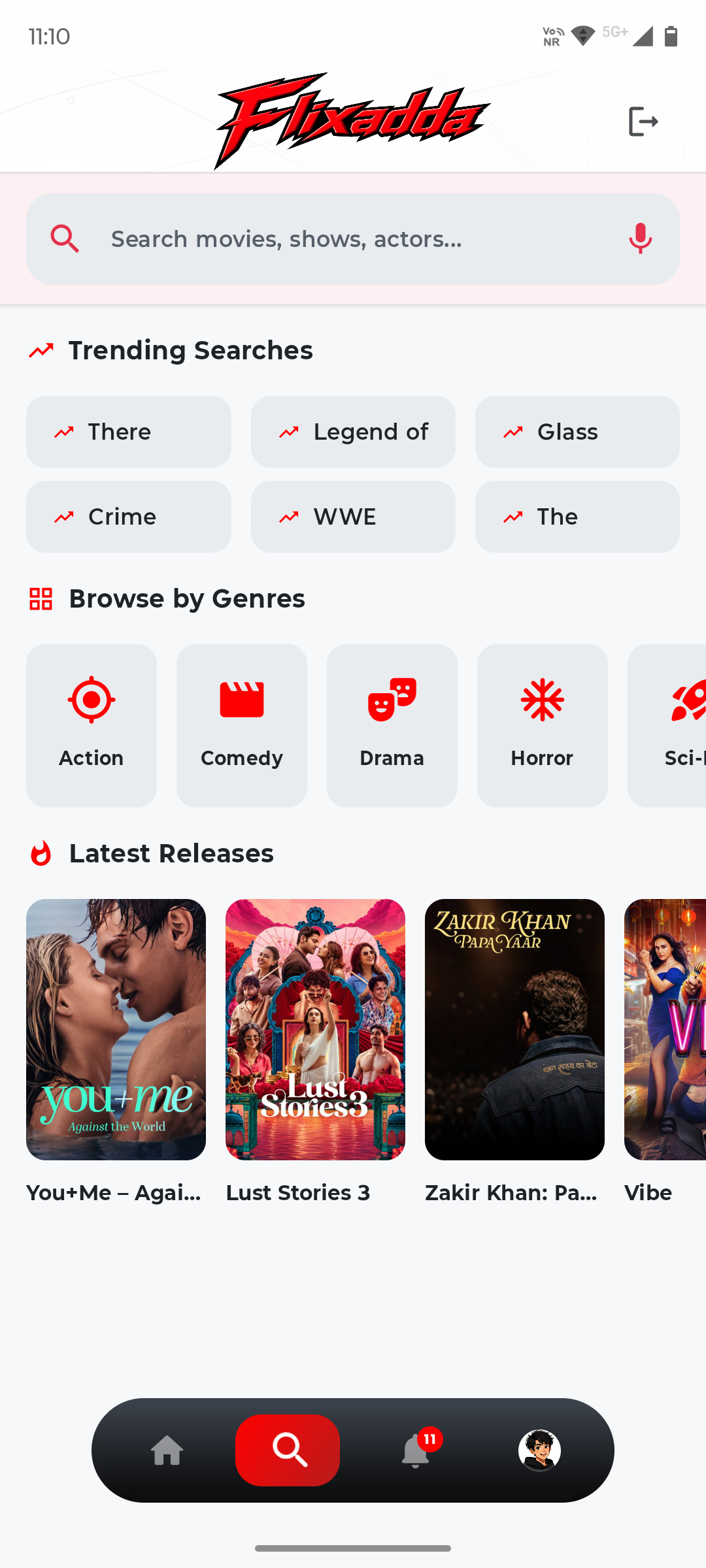 FlixAdda Pro Android App Screenshot 5